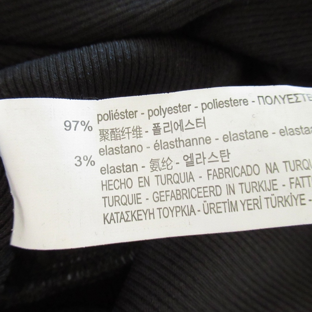 *SOLDZara Bodysuit Top Wrap Crossover Front Ribbed - Picture 7 of 7